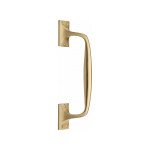 M Marcus Heritage Brass Cranked Design Face Fixing Pull Handle 253mm length